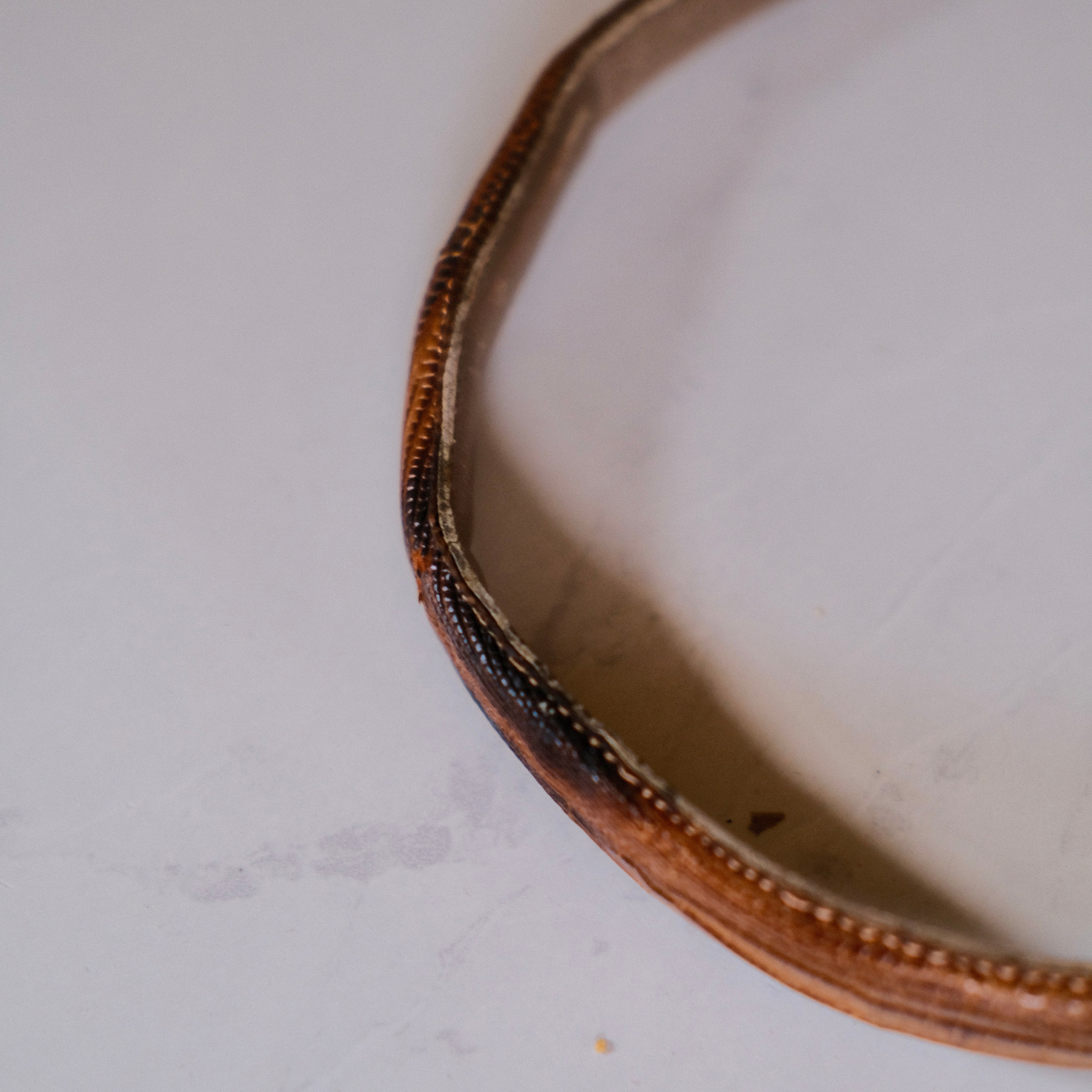 Vintage Leon of California Brown Lizard Kiss Lock Handbag