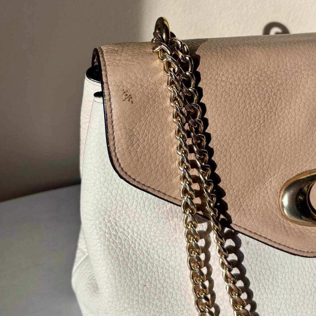 Coach Tammie in Color Block Pebbled Leather