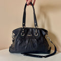Coach Ashley Black Leather Satchel