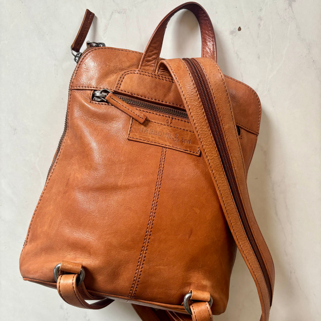 Harbour 2nd Brown Leather Backpack