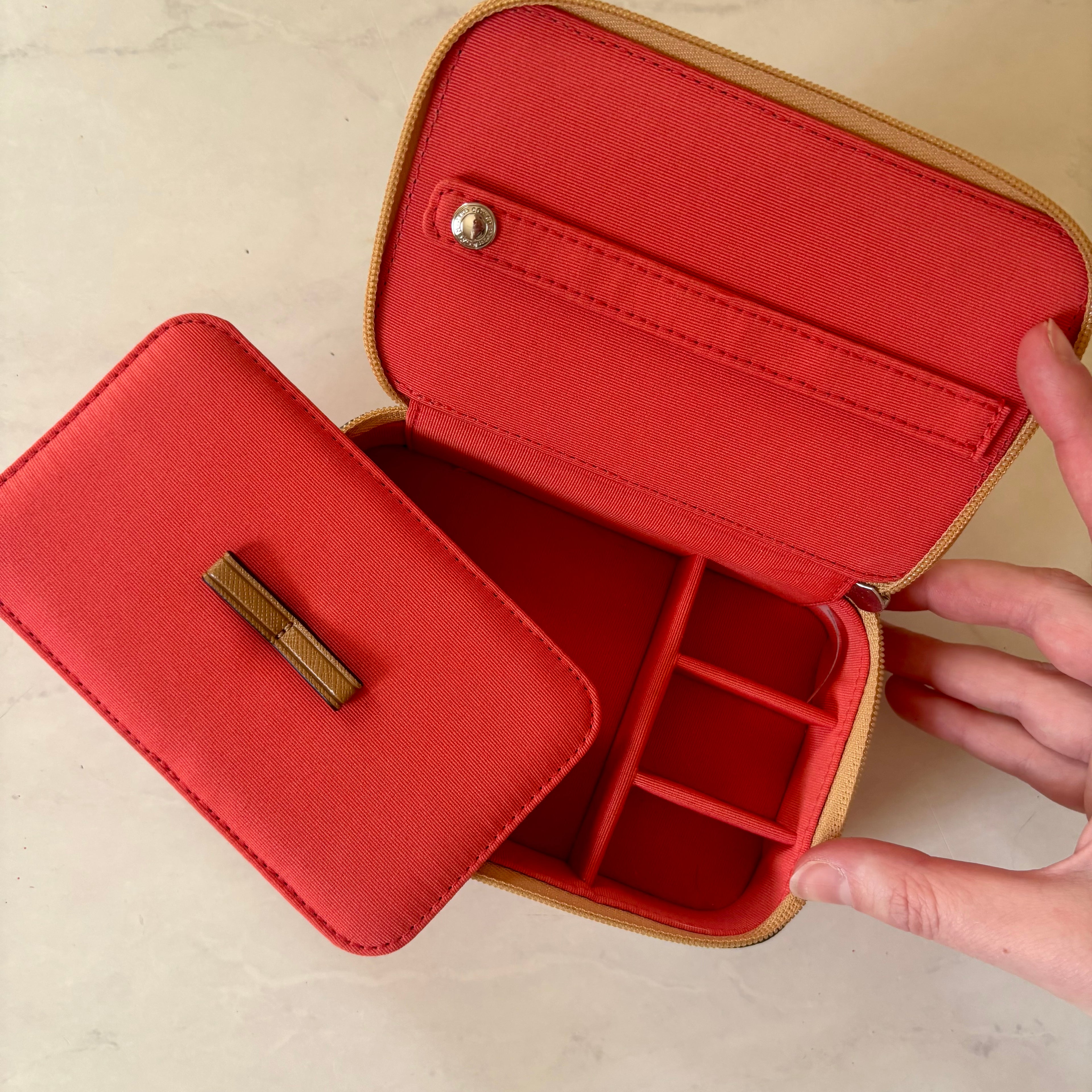 Coach Floral Travel Jewelry Case