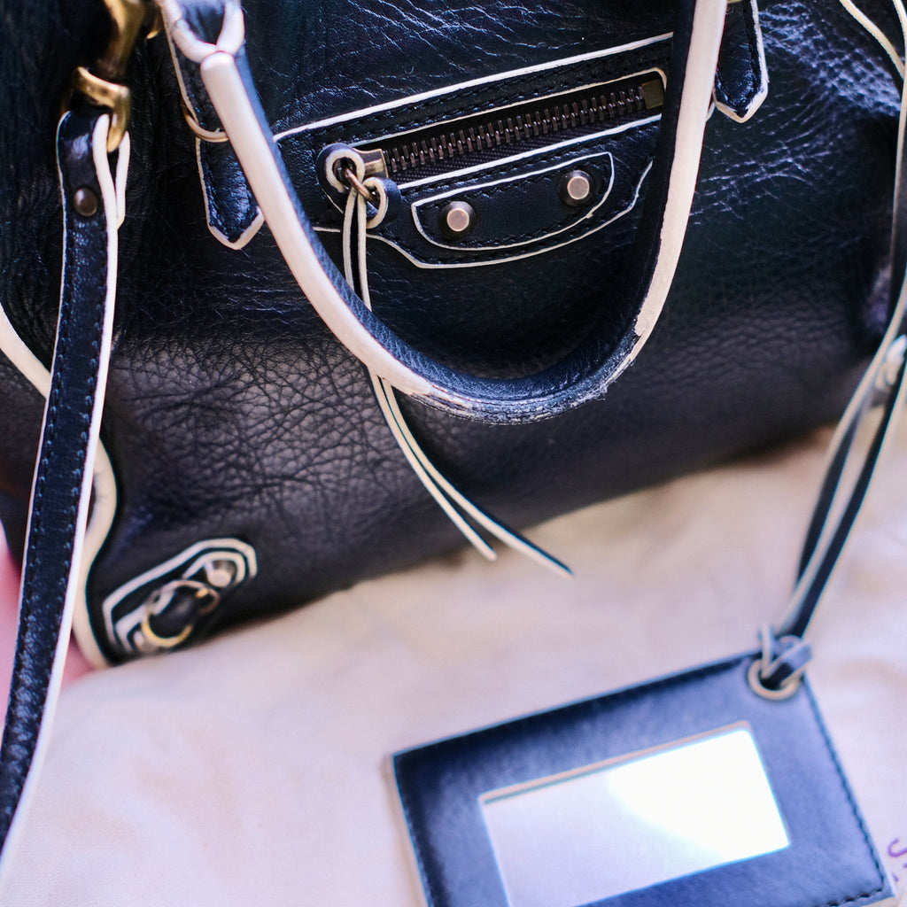 Balenciaga Classic Leather Handbag Black