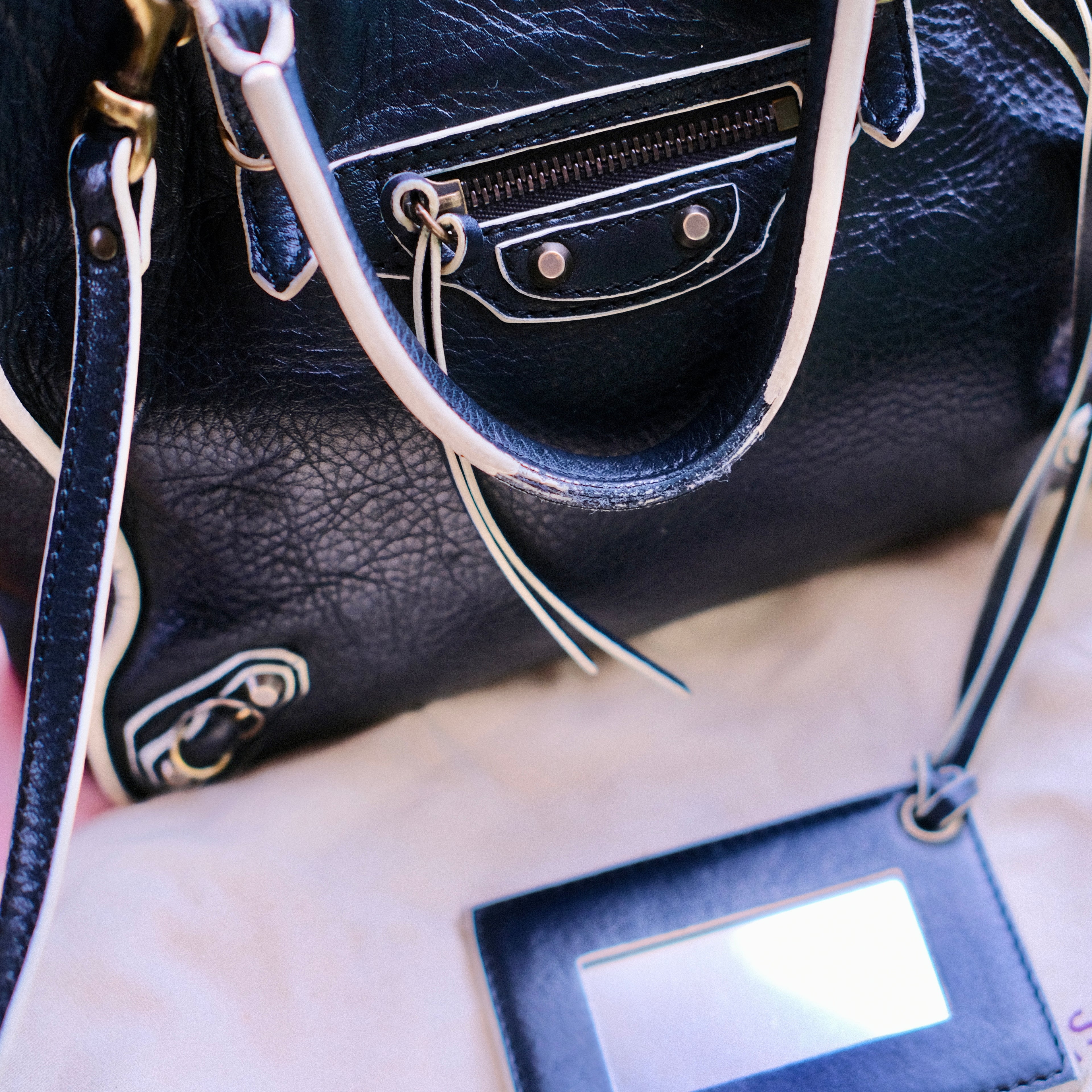 Balenciaga Classic Leather Handbag Black