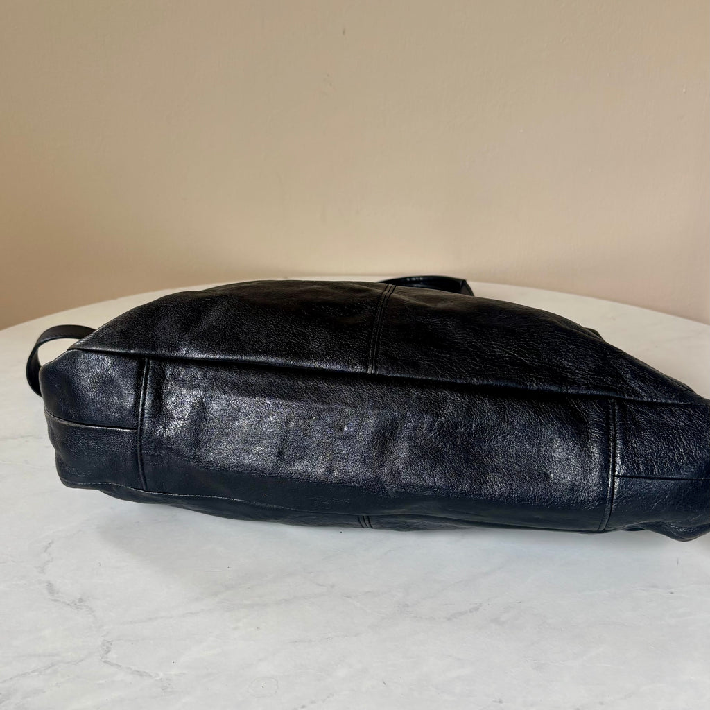 Coach Ashley Black Leather Satchel