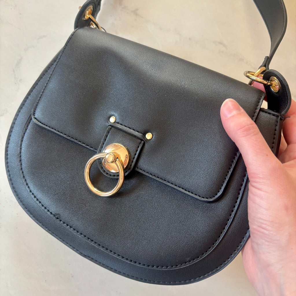 Badgley Mischka Vegan Leather Shoulder Bag