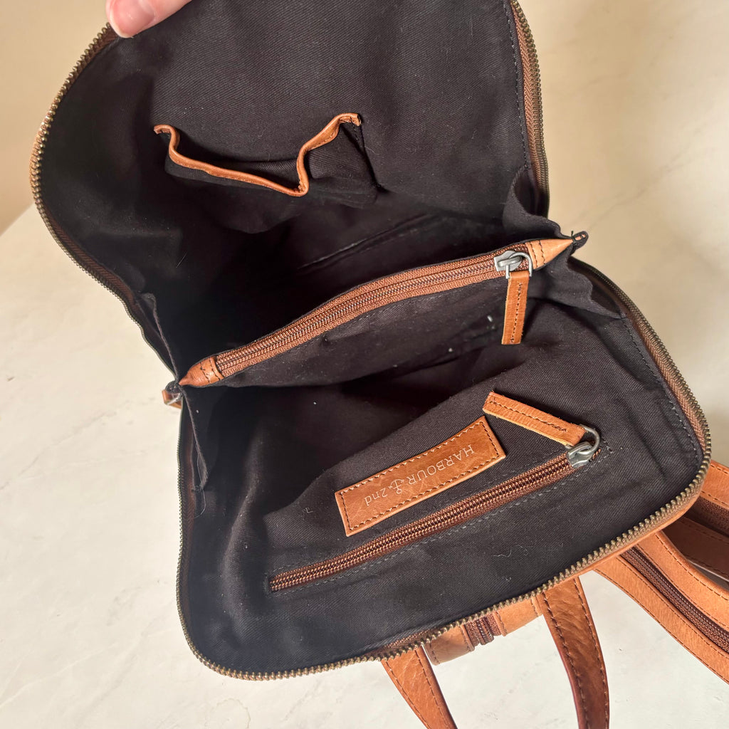 Harbour 2nd Brown Leather Backpack