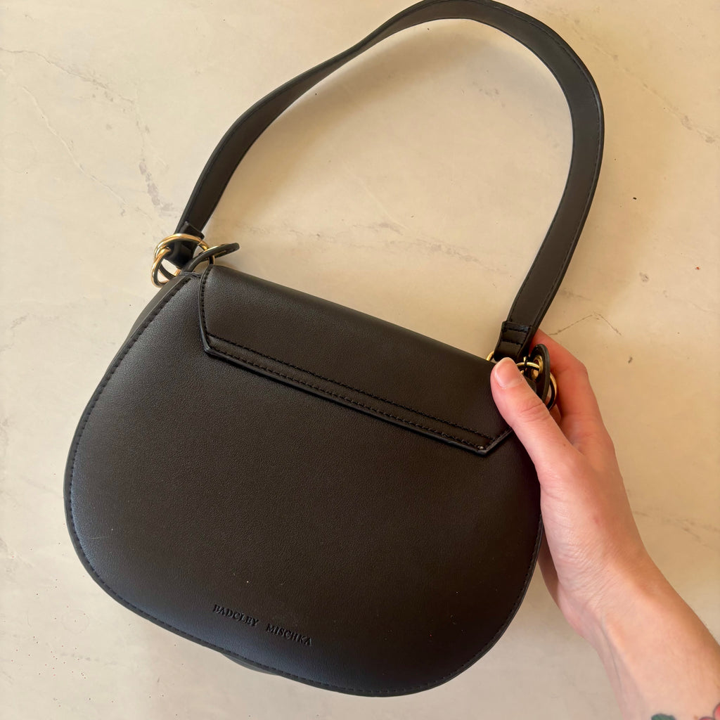 Badgley Mischka Vegan Leather Shoulder Bag