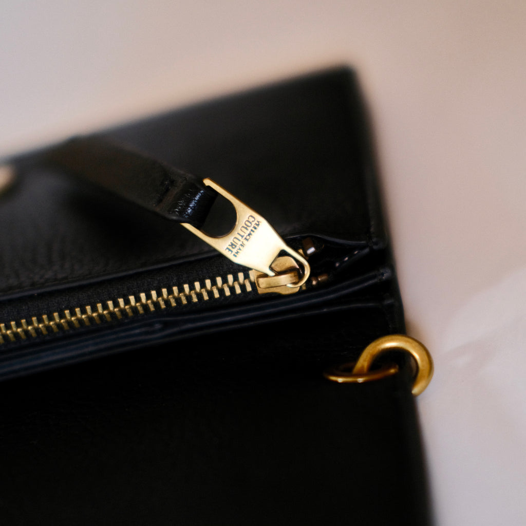 Versace Jeans Couture Black Leather Crossbody