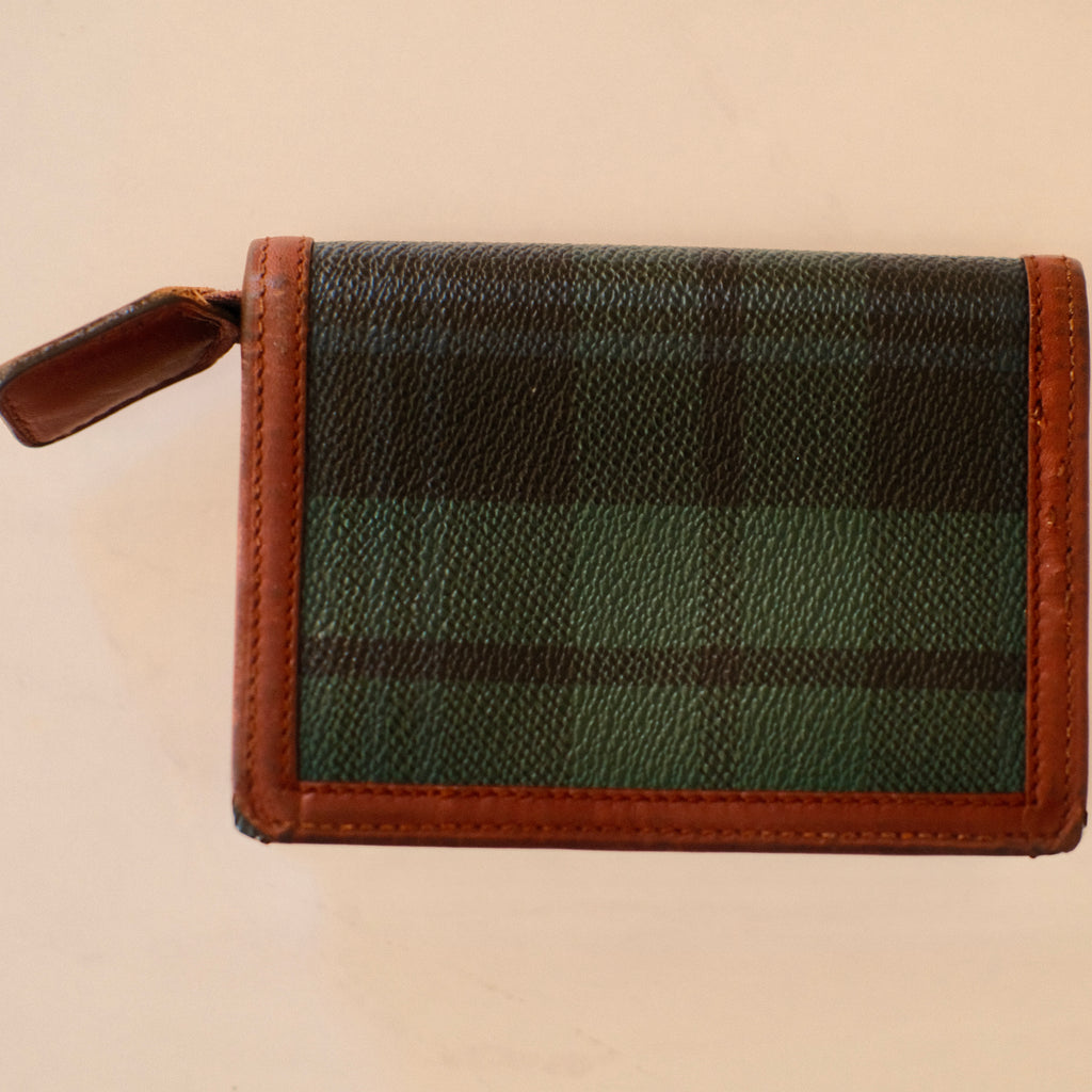 Vintage Polo Ralph Lauren Plaid Wallet *REPAIRED*
