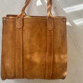 Vintage Brown Suede Tote