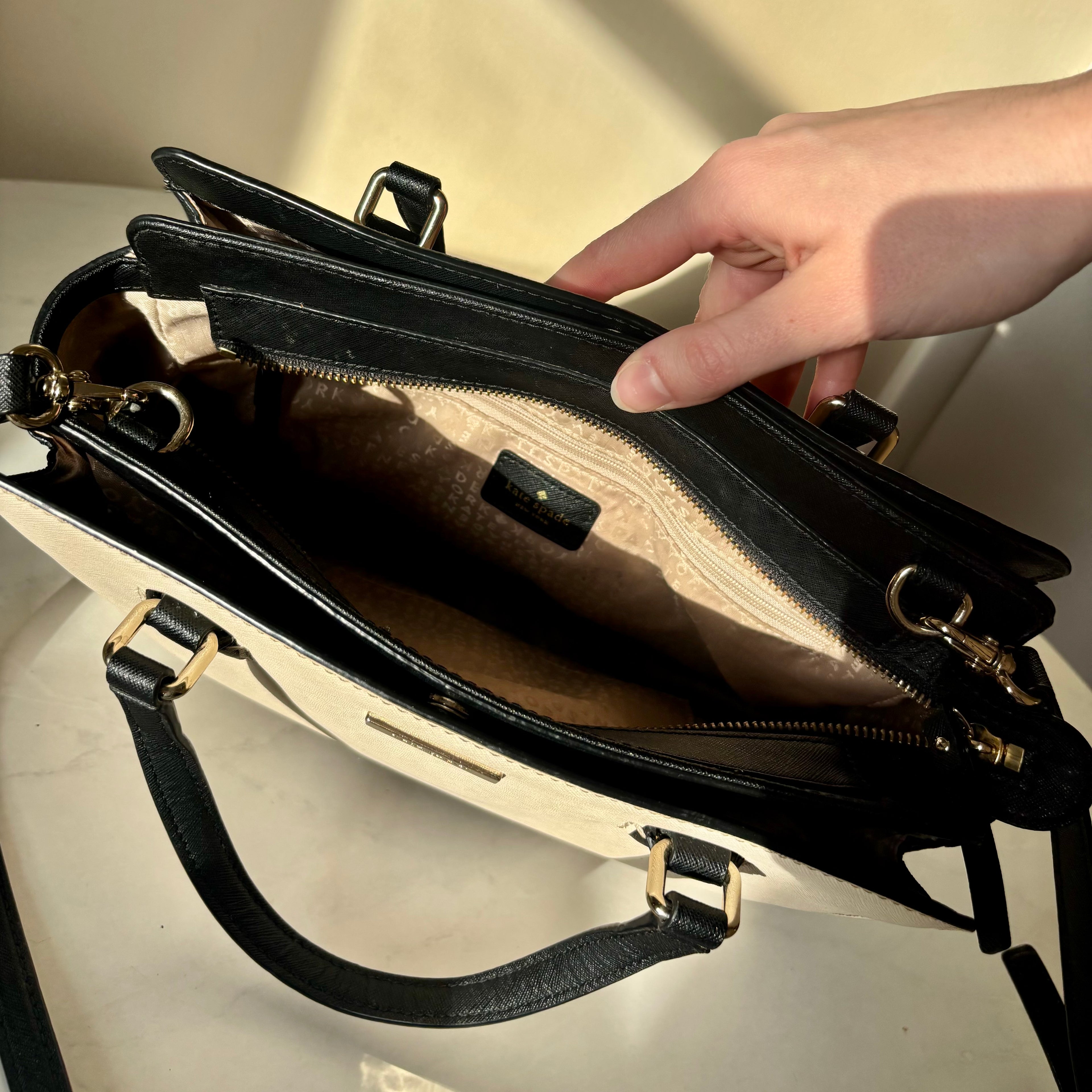 Kate Spade Leather Bicolor Bag