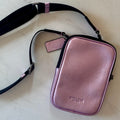 Coach Aden Crossbody in Metallic Lilac