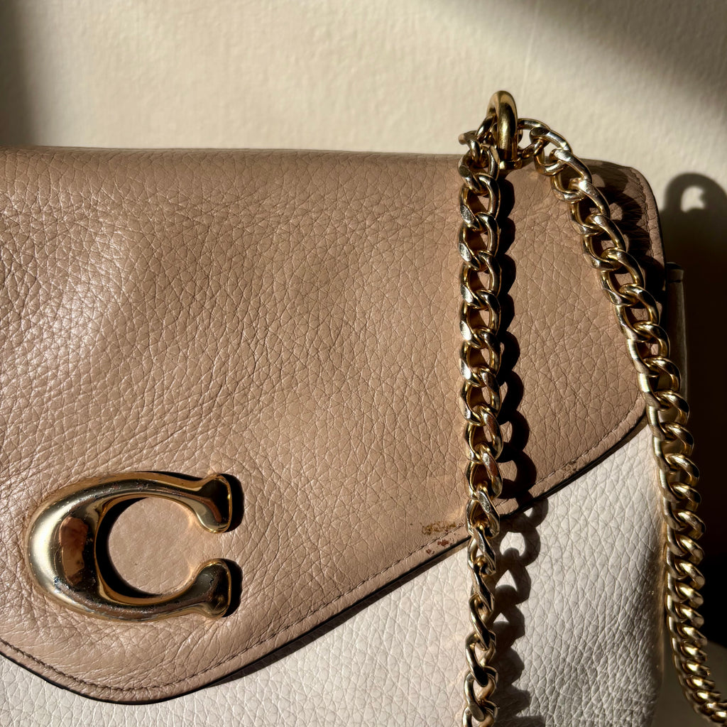 Coach Tammie in Color Block Pebbled Leather