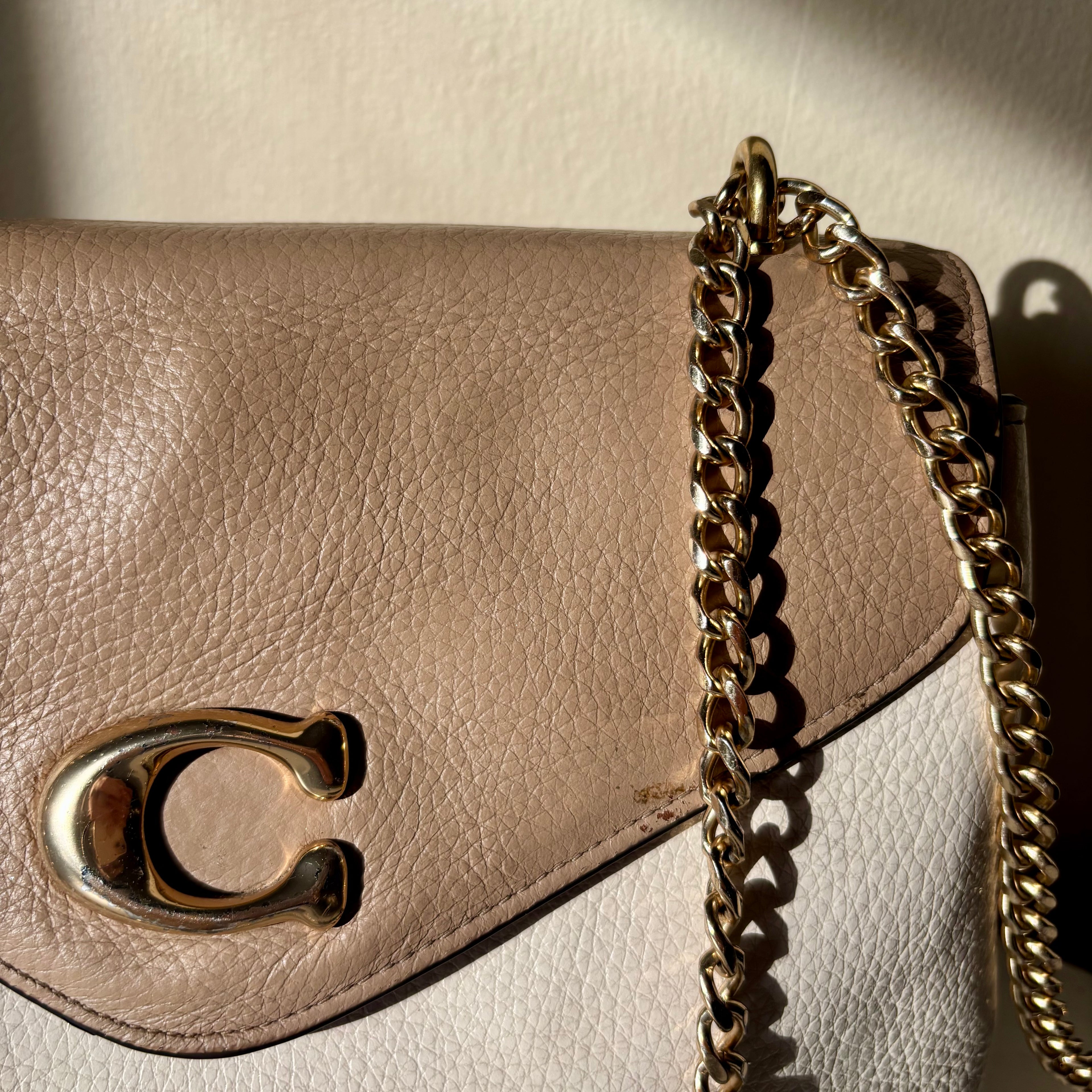 Coach Tammie in Color Block Pebbled Leather
