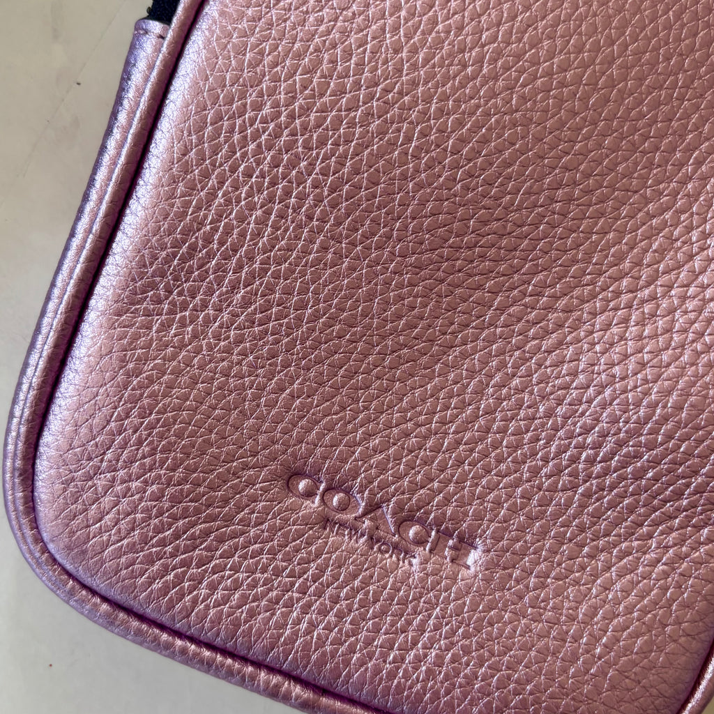 Coach Aden Crossbody in Metallic Lilac