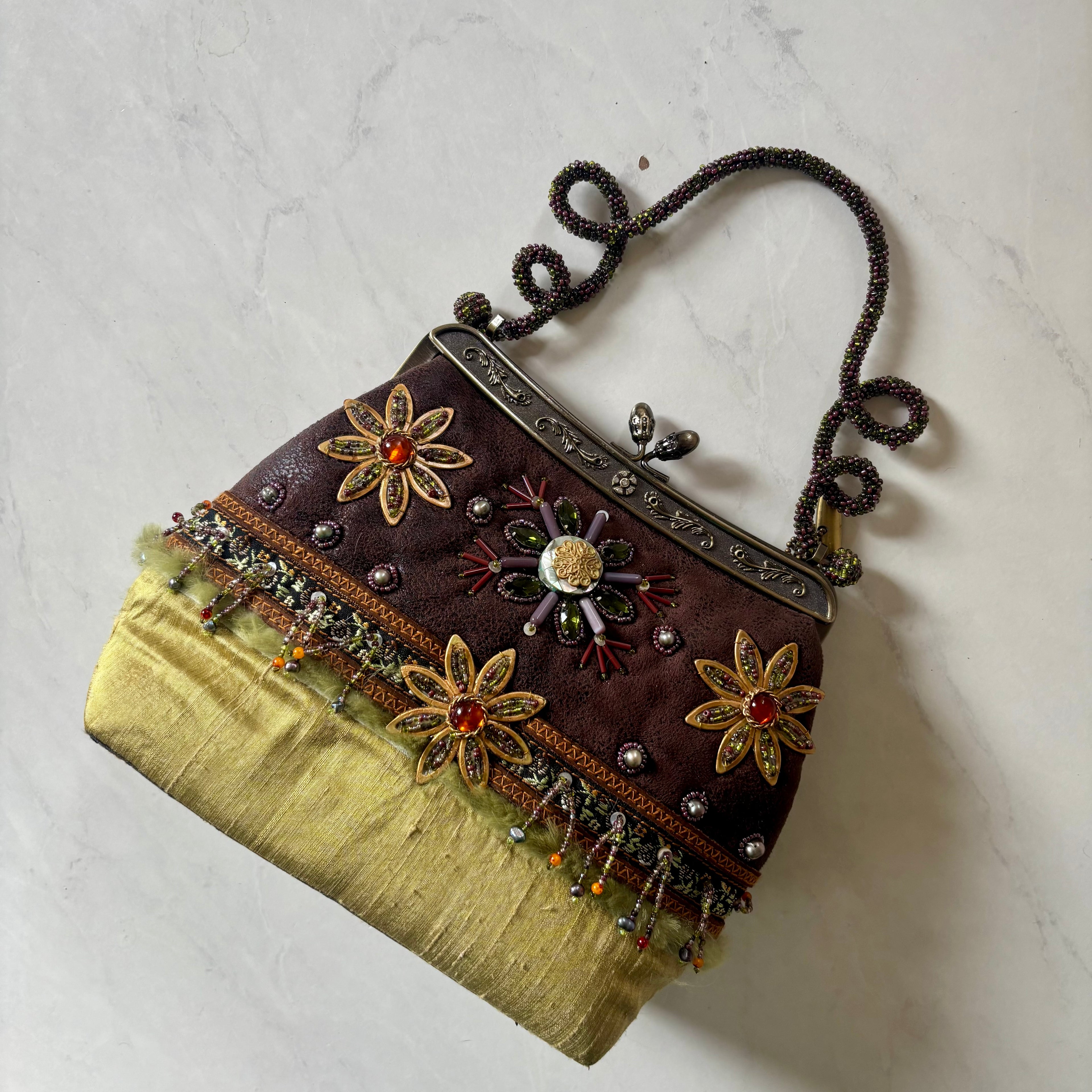 Mary Frances Beaded Handbag