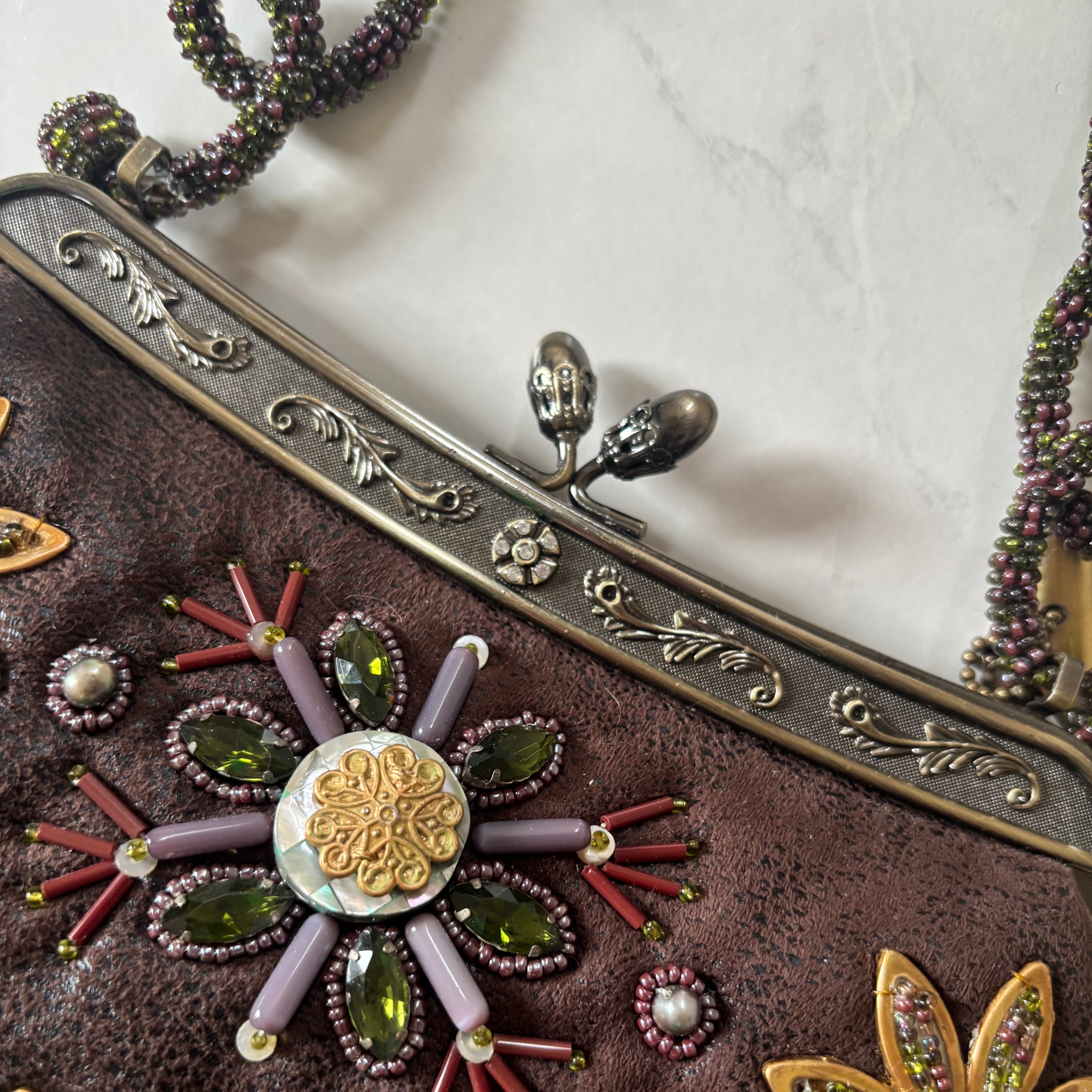 Mary Frances Beaded Handbag