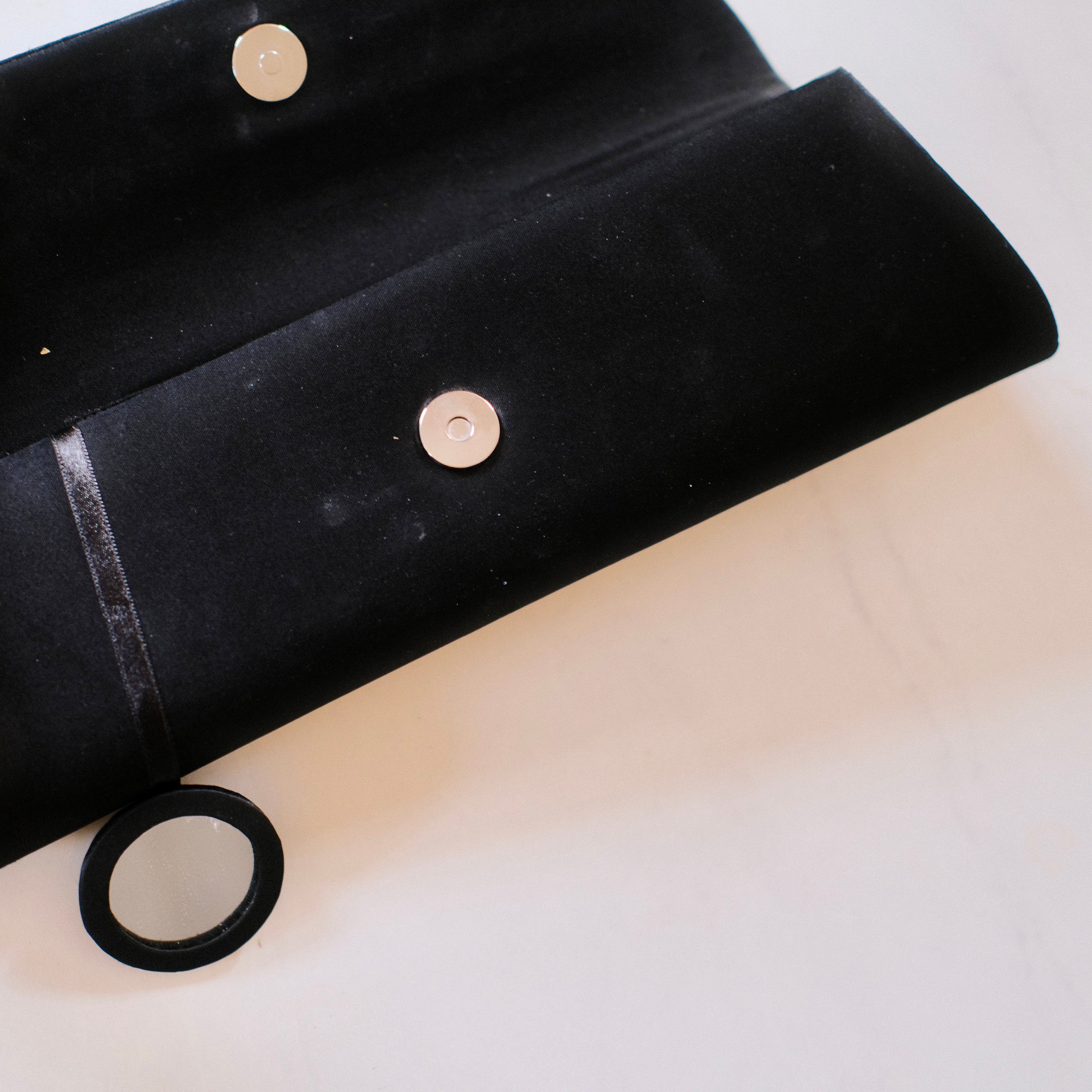 Black Sequined Clutch