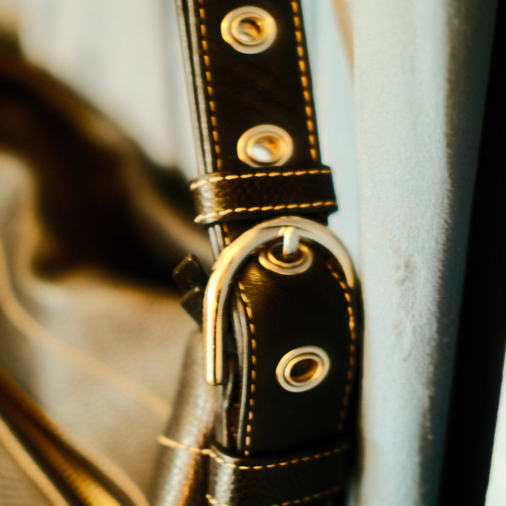 Coach Pebble Leather Bag Black