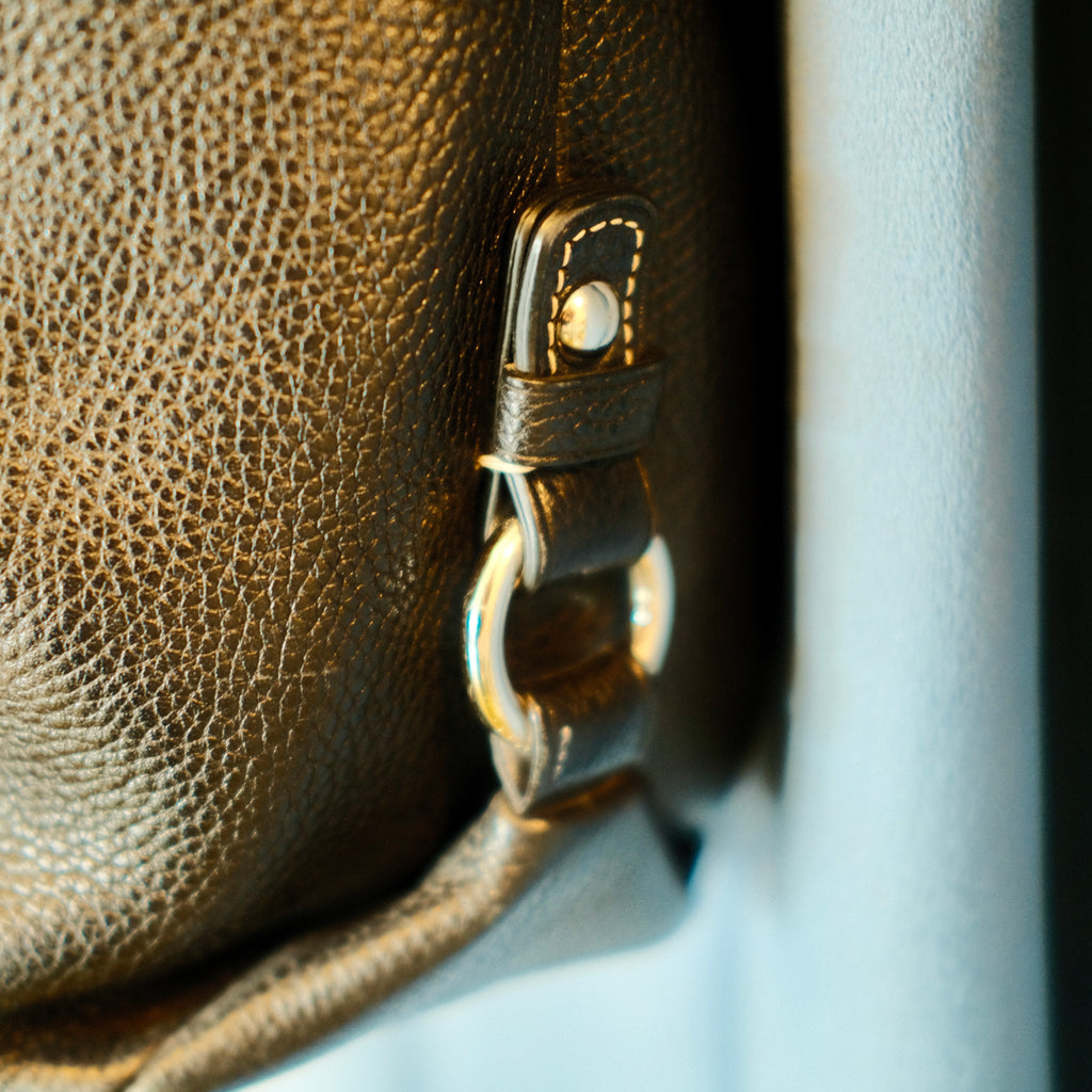 Coach Pebble Leather Bag Black