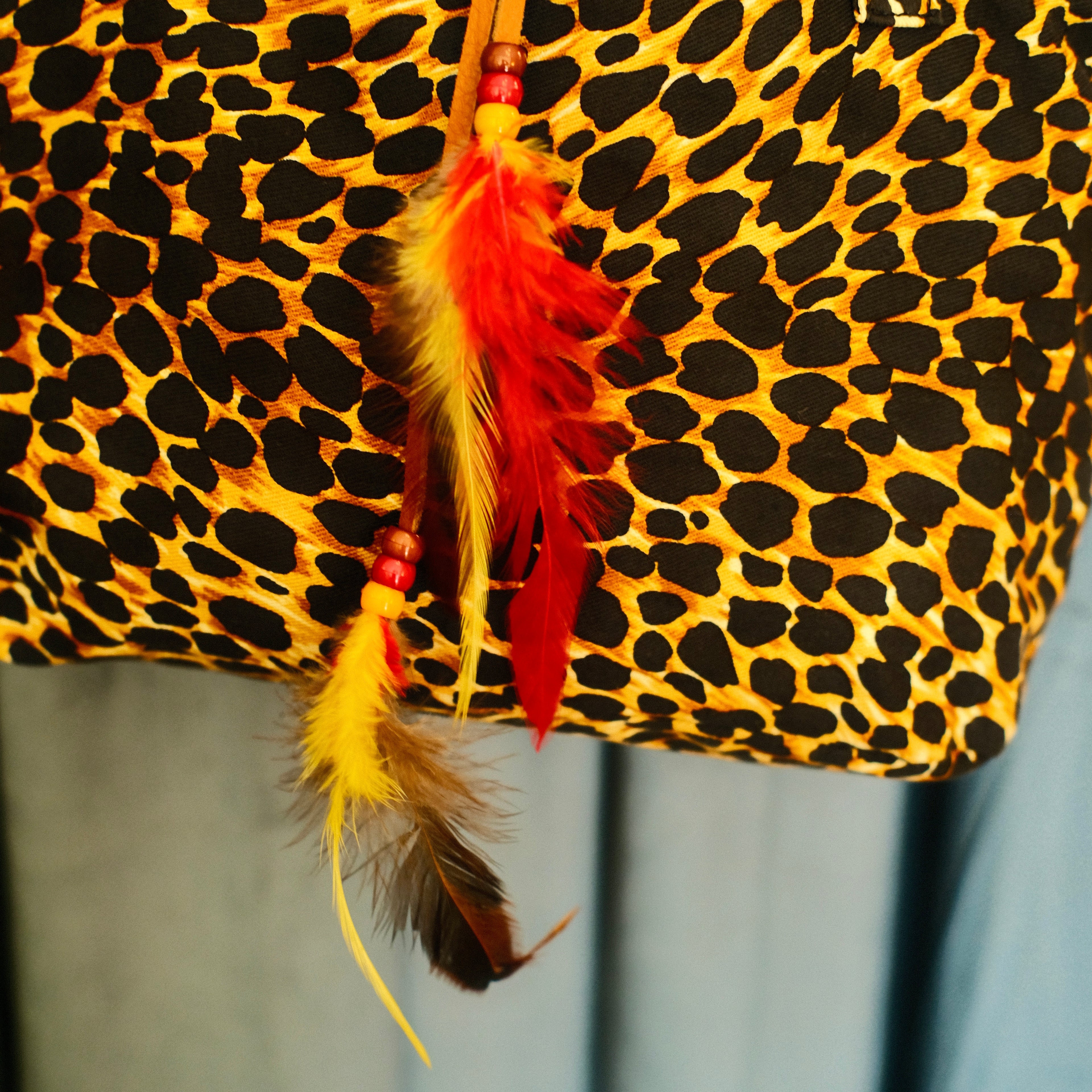 Dolce and Gabbana Canvas Tote Bag Cheetah