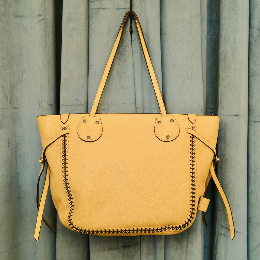 Coach Leather Bag Tan