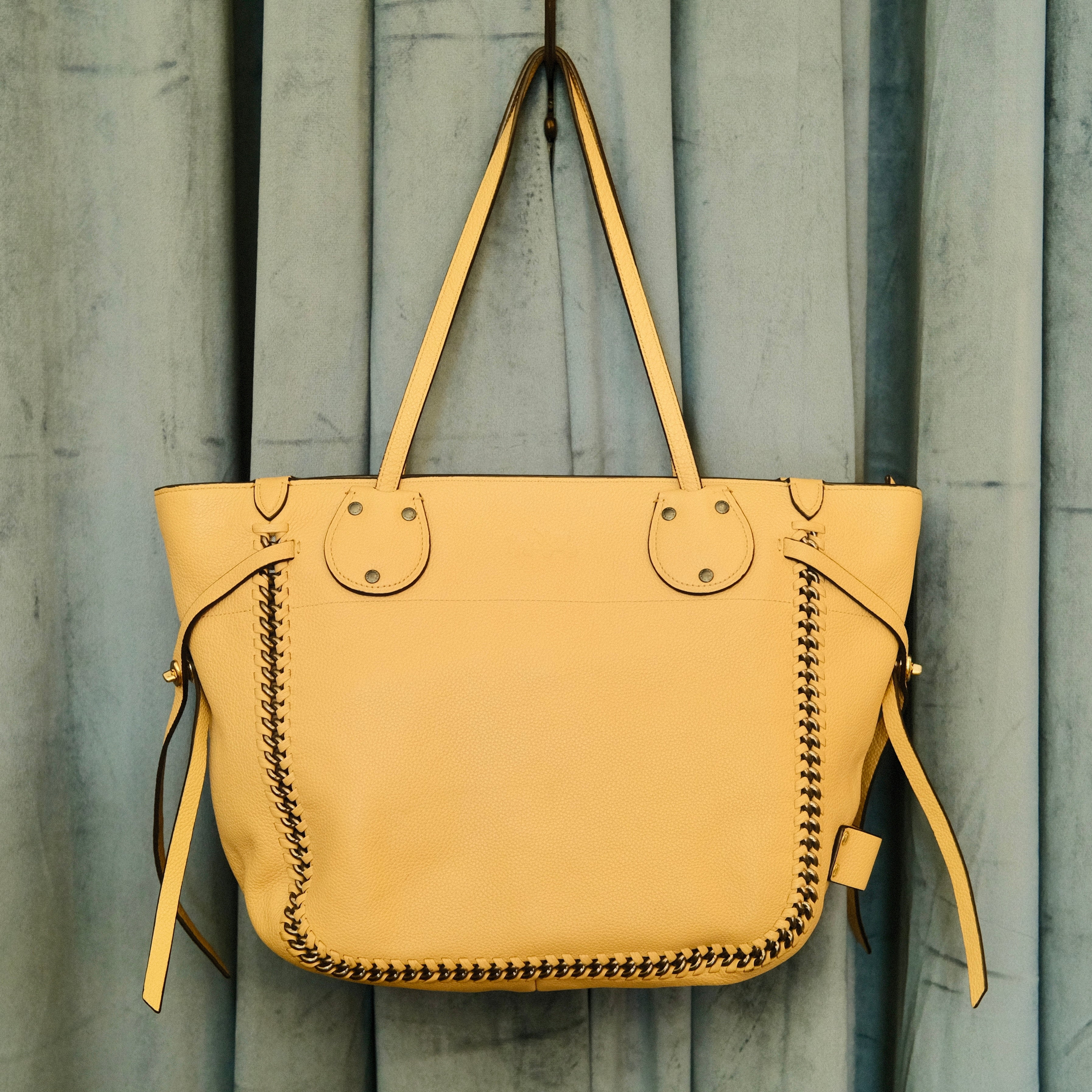 Coach Leather Bag Tan