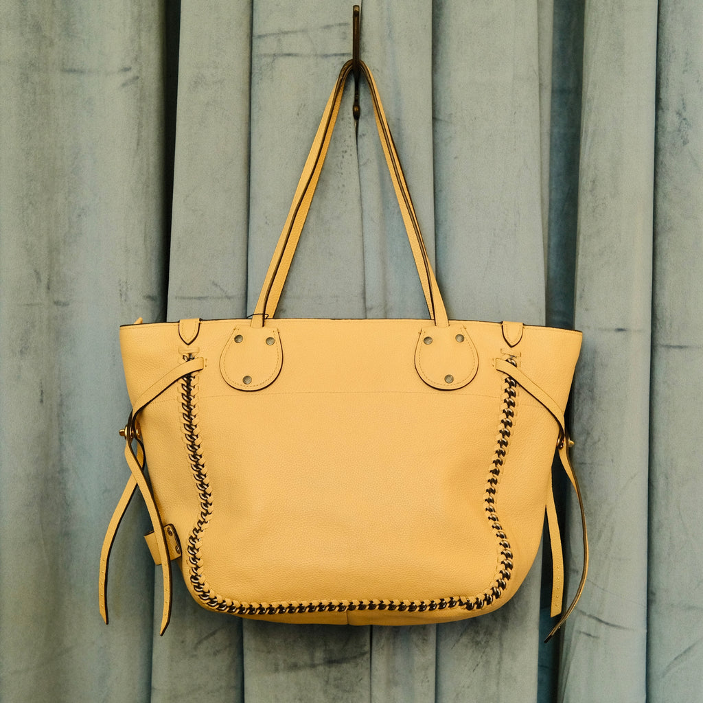 Coach Leather Bag Tan