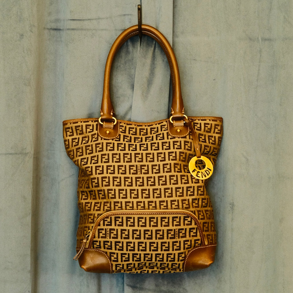 Fendi Zucchino Canvas Bag