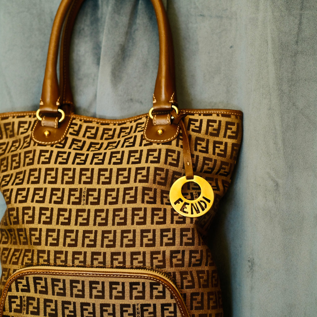 Fendi Zucchino Canvas Bag