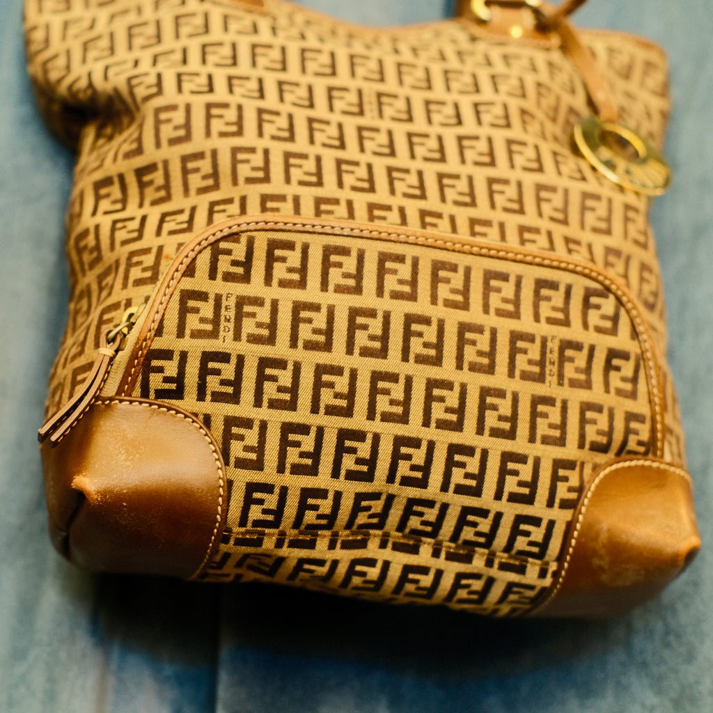 Fendi Zucchino Canvas Bag