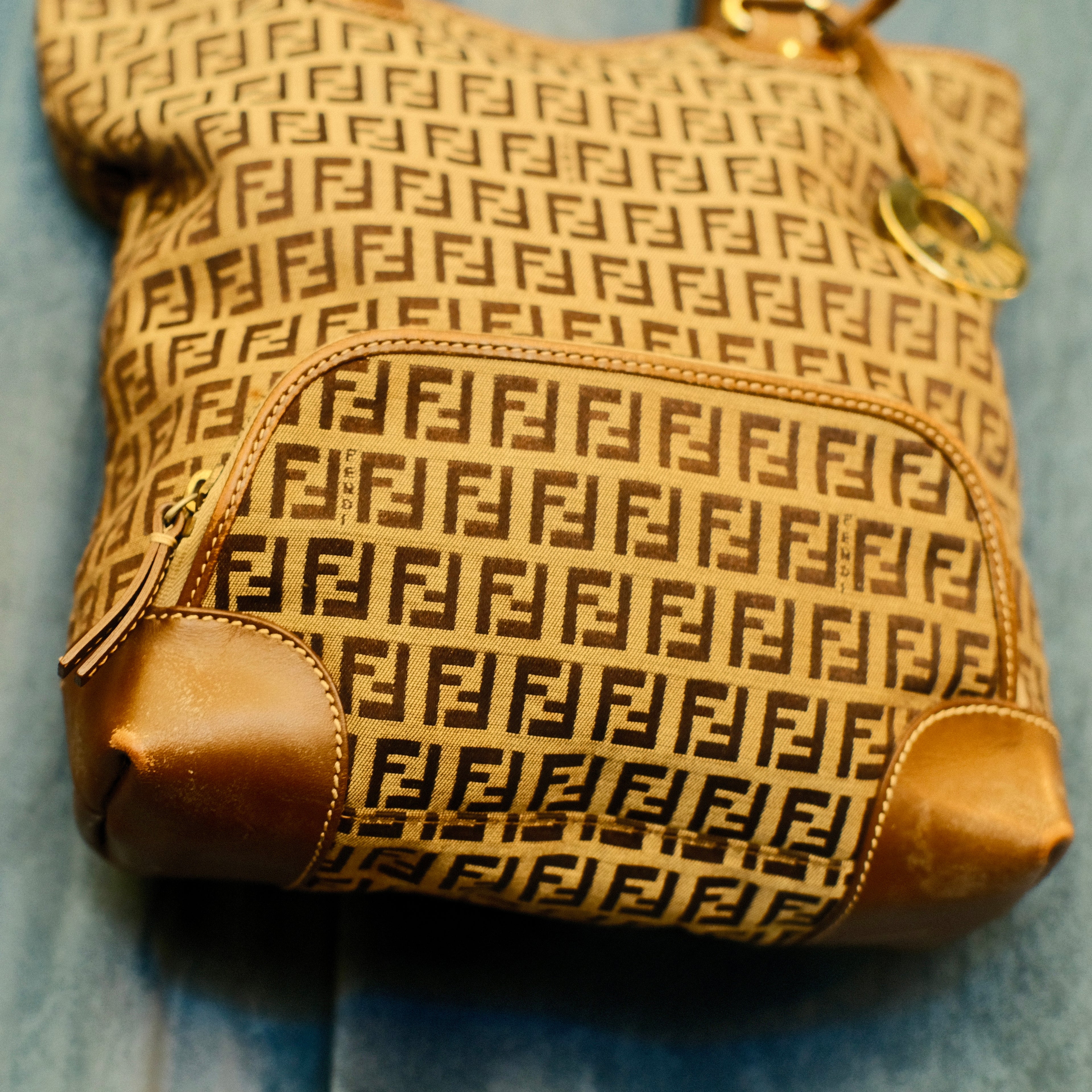 Fendi Zucchino Canvas Bag