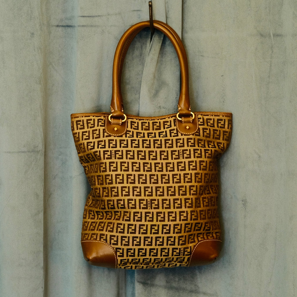 Fendi Zucchino Canvas Bag