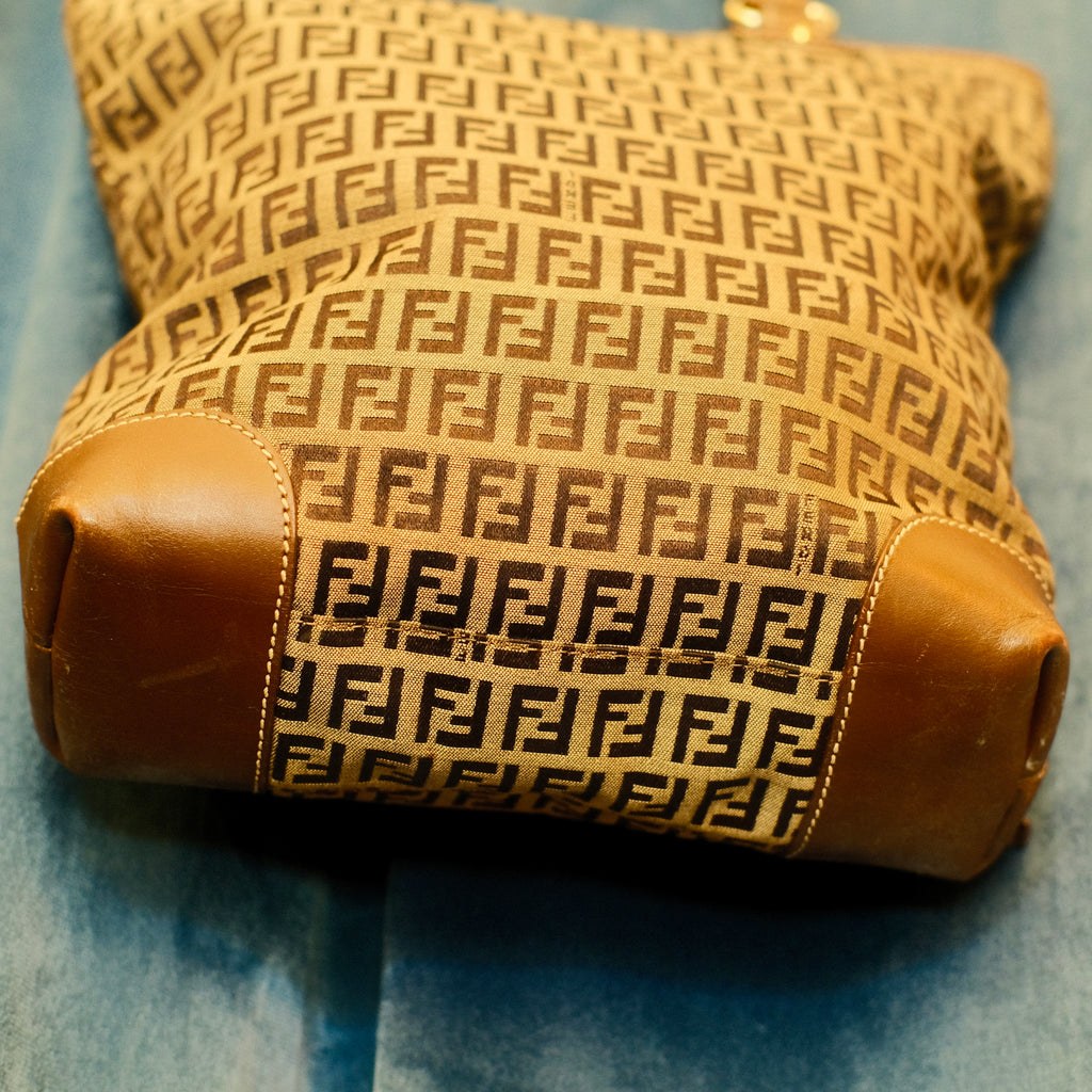 Fendi Zucchino Canvas Bag