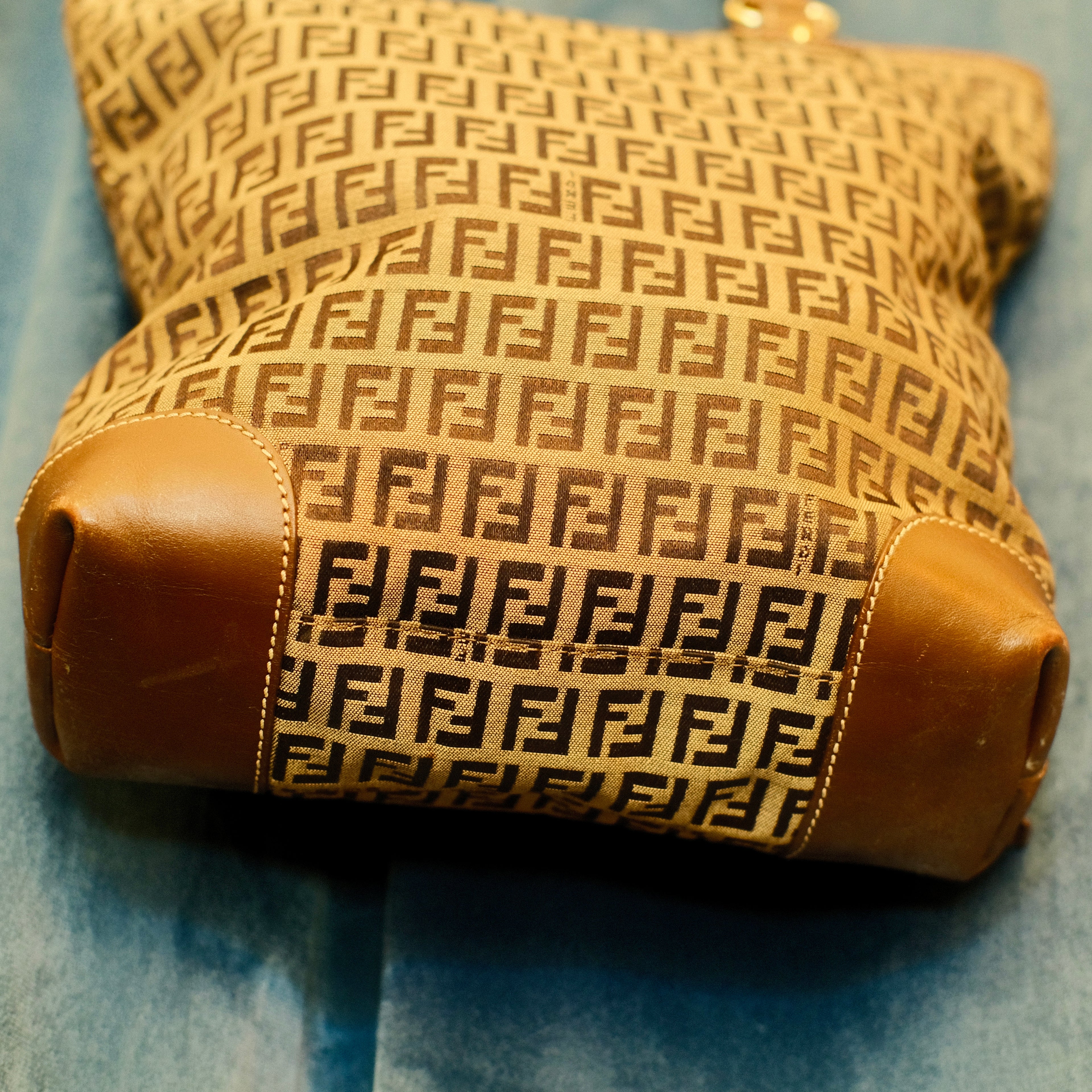 Fendi Zucchino Canvas Bag