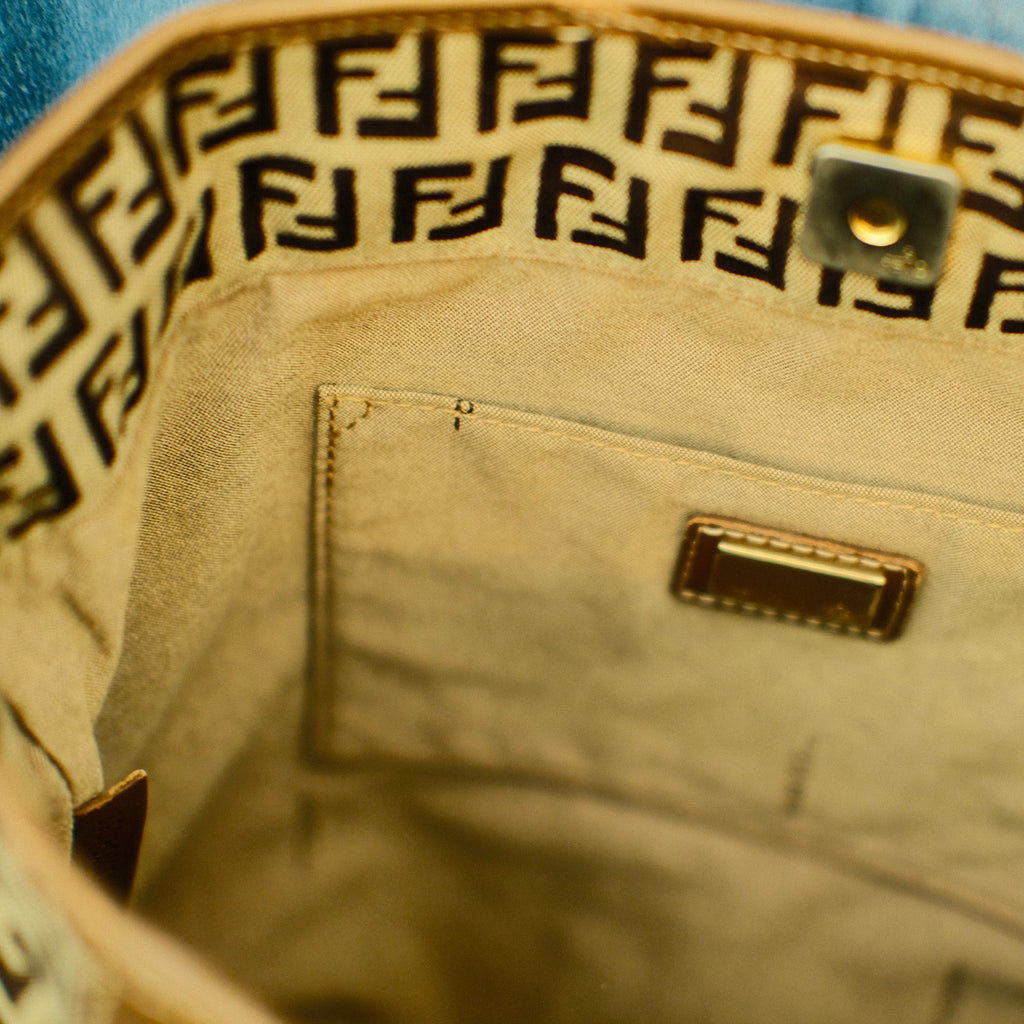 Fendi Zucchino Canvas Bag