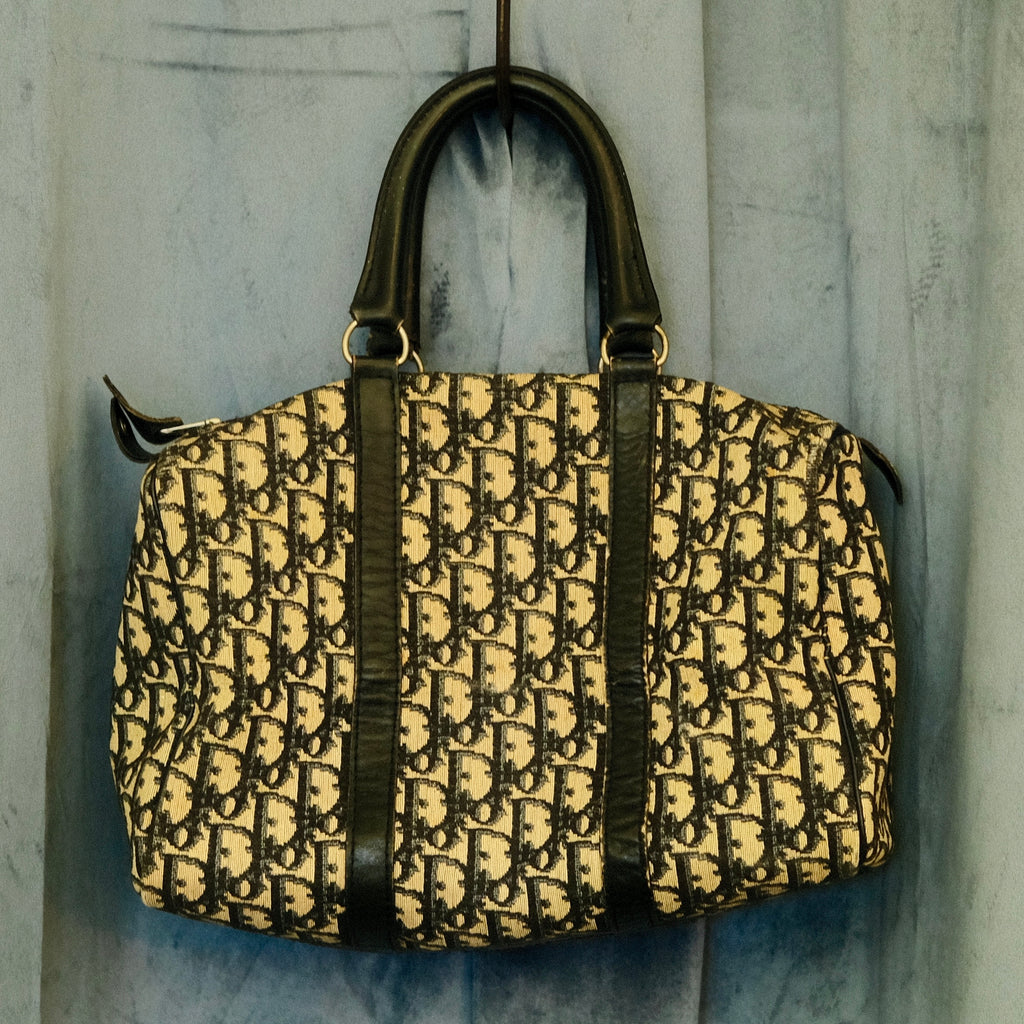Dior Trotter Boston Canvas Bag