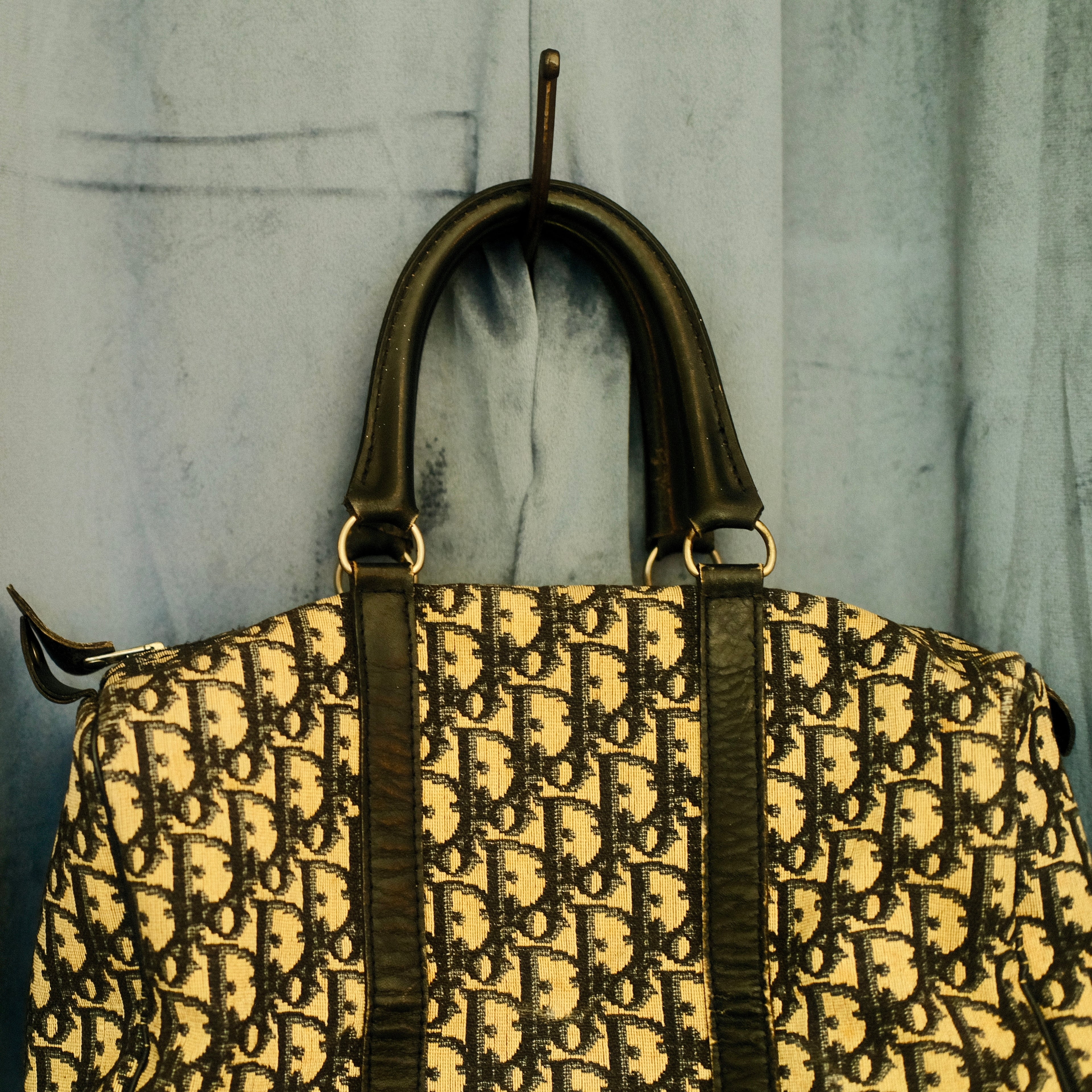 Dior Trotter Boston Canvas Bag