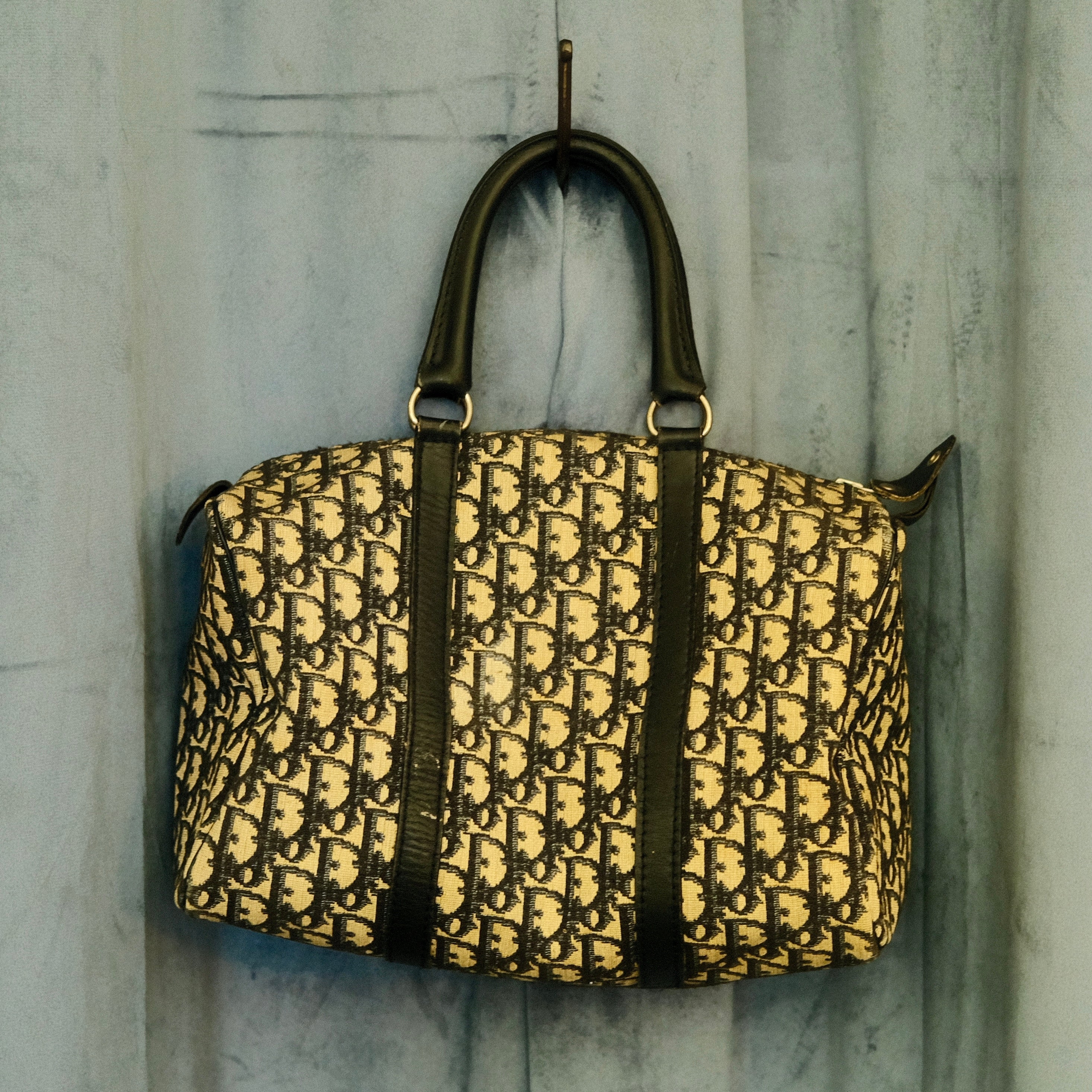 Dior Trotter Boston Canvas Bag