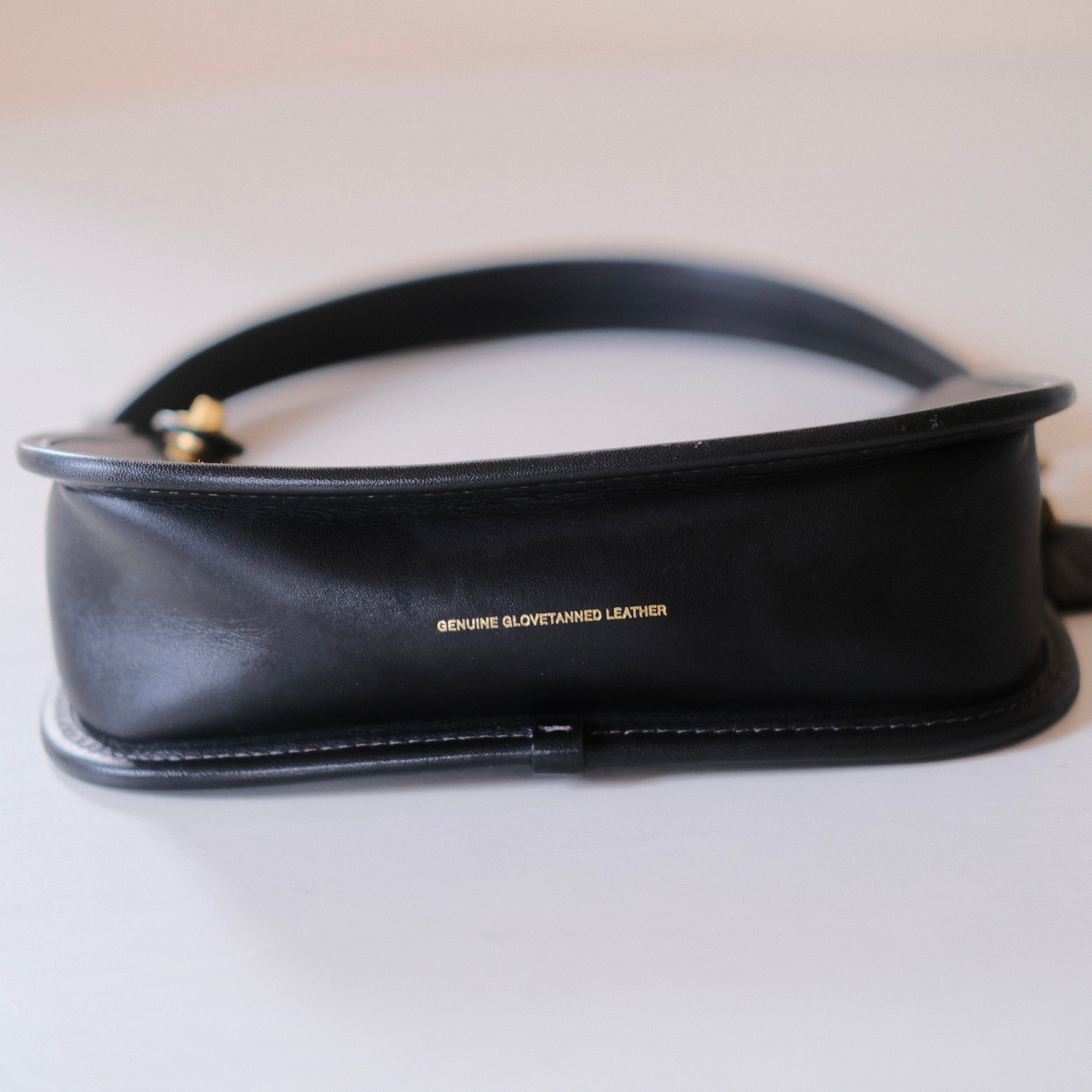 Coach Swinger Leather Shoulder Bag Black