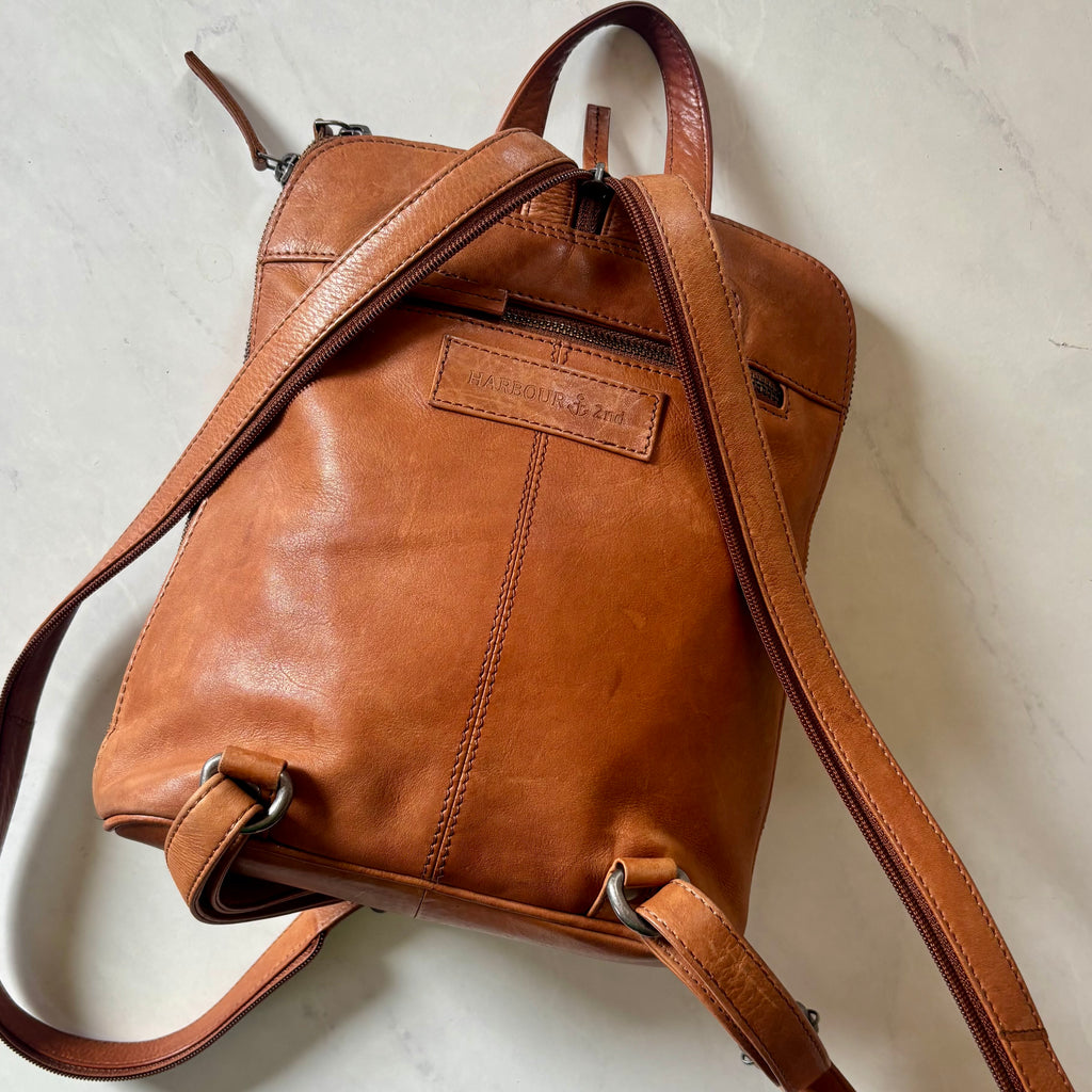 Harbour 2nd Brown Leather Backpack